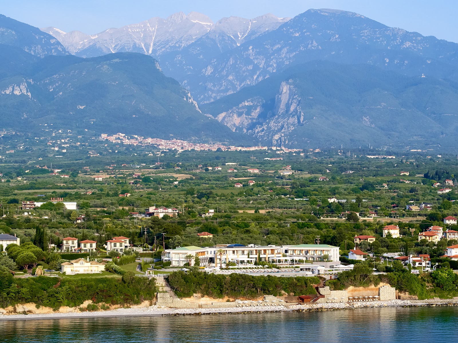 Zdjęcie Olympos beach z proste i długie