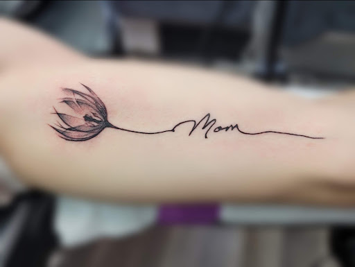 Explore m tattoo ideas, creative tattoo ideas in Lexington, available at Straightoff Ink Tattoo Emporium