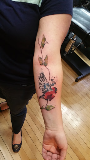 Explore rengoku tattoo ideas, creative tattoo ideas in Minneapolis, available at Minneapolis Tattoo Shop