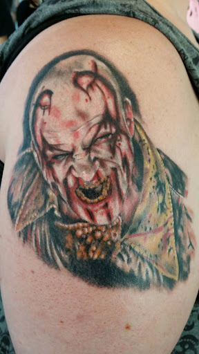 Explore badass tattoo ideas, creative tattoo ideas in Camby, available at Sick With It Tattoos