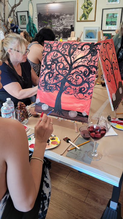 Paint The Grapes With Wine Sip & Paint