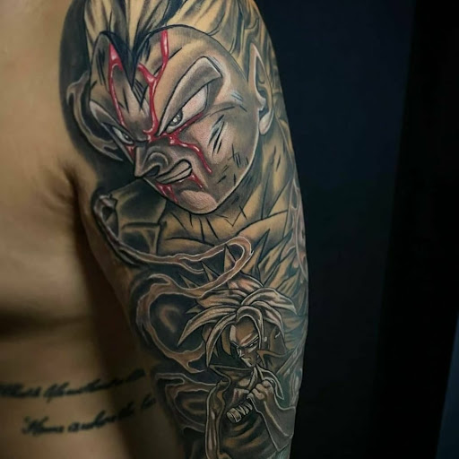 Explore bodybuilding tattoo ideas, creative tattoo ideas in Schaumburg, available at Atmosphere Tattoo Gallery - Schaumburg