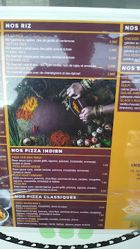 Menu / carte de INDIAN FOOD CORNER à Nice
