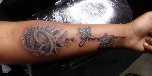 Explore cherubim tattoo ideas, creative tattoo ideas in Schaumburg, available at Urban Rebels Ink