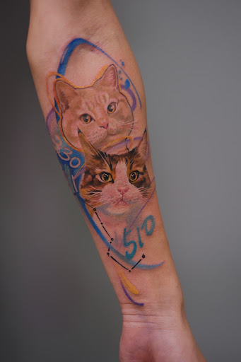 Explore family tattoos for men ideas, creative tattoo ideas in Alhambra, available at Cypher tattoo