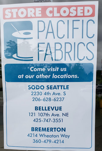 Fabric Store «Pacific Fabrics», reviews and photos, 838 NE Northgate Way, Seattle, WA 98125, USA