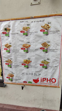 Restaurant asiatique iPho Vietnamese Cusine à Schongau (la carte)