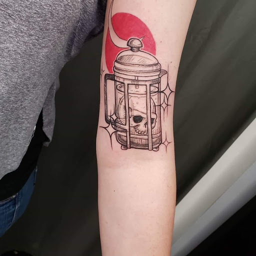 Explore daisy flower tattoo ideas, creative tattoo ideas in Bellevue, available at Skin and Soul Tattoo & Piercing