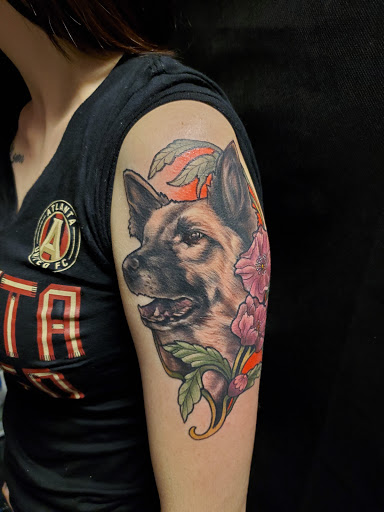 Explore tribal back tattoo ideas, creative tattoo ideas in Buford, available at Inked Arts Tattoo Studio