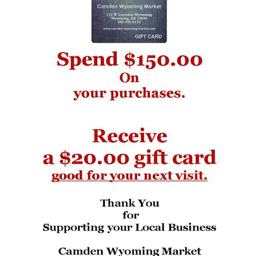 Butcher Shop «Camden Wyoming Market, LLC», reviews and photos, 113 W Camden Wyoming Ave, Wyoming, DE 19934, USA