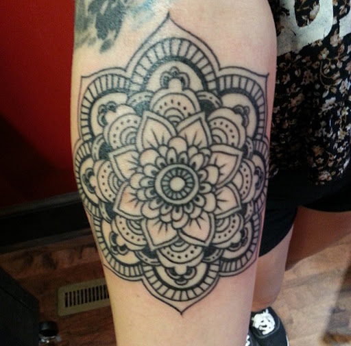 Explore paisley tattoo ideas, creative tattoo ideas in Pittsburgh, available at Godspeed Tattoo and Body Piercing