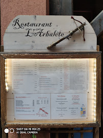 Restaurant français L'Arbalète à Ribeauvillé (le menu)