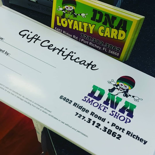Tobacco Shop «DNA Smoke Shop», reviews and photos, 6402 Ridge Rd, Port Richey, FL 34668, USA