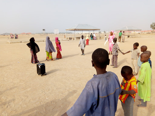 Bakassi Camp IDP, Maiduguri, Nigeria, School, state Borno