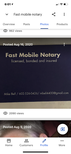 Fast mobile notary