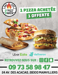 Restauration rapide O Pizz Dwich à Mainvilliers (la carte)