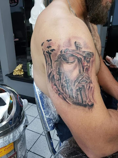 Find best half sleeve tattoo ideas for your next unique tattoo in Houston at 333 Tattoo Studio HTX