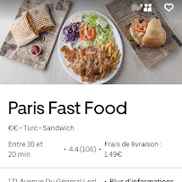 Aliment-réconfort du Restauration rapide PARIS FAST FOOD à Vandœuvre-lès-Nancy - n°20