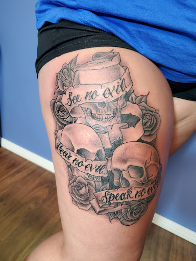 Explore twin peaks tattoo ideas, creative tattoo ideas in Tupelo, available at Primal Ink Tattoo Studio