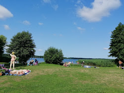 Foto von Strandbad Motzen mit eine gerade küstenlinie
