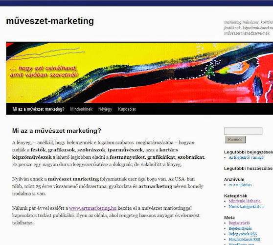 Művészet Marketing - Szentendre