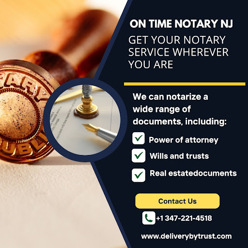 Mejor Notaría On Time Notary New Jersey