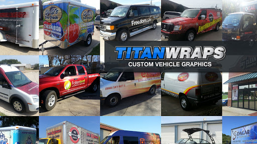 Sign Shop «Titan Wraps», reviews and photos, 826 Office Park Cir #104, Lewisville, TX 75057, USA