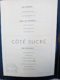 Menu / carte de Restaurant U Livanti à Belvédère-Campomoro