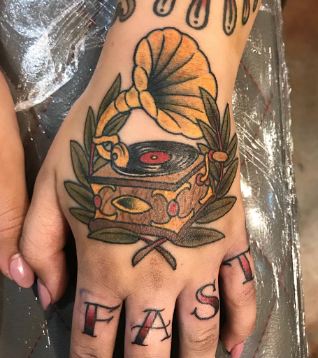 Explore cupid tattoo ideas, creative tattoo ideas in San Diego, available at Above All Tattoo - Pacific Beach