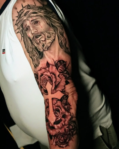 Explore hand print tattoo ideas, creative tattoo ideas in Homosassa, available at Citrus Tattoos