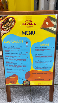 Restaurant cubain Little Havana - Street food Paris 2 à Paris - menu / carte