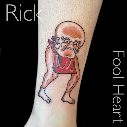Explore cute monkey tattoo ideas, creative tattoo ideas in Providence, available at Fool Heart Tattoo
