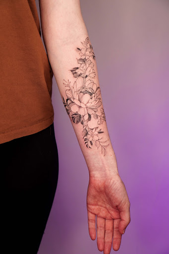 Explore whimsical tattoo ideas, creative tattoo ideas in Portland, available at Midnight Tattoo