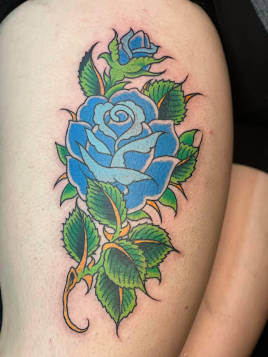 Explore brick tattoo ideas, creative tattoo ideas in Muskogee, available at Spurlocks Emporium