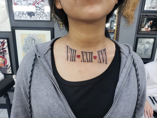 Explore small ear tattoo ideas, creative tattoo ideas in Houston, available at 333 Tattoo Studio HTX