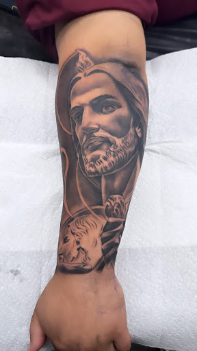 Explore pet memorial tattoo ideas, creative tattoo ideas in La Habra, available at Raining Ink Tattoo Studio