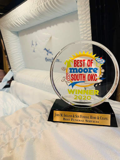 Funeral Home «John M Ireland Funeral Home», reviews and photos, 120 S Broadway St, Moore, OK 73160, USA