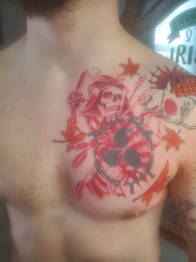 Explore tattoo flower sleeve ideas, creative tattoo ideas in Elyria, available at Raven Ink Tattoo & Piercing