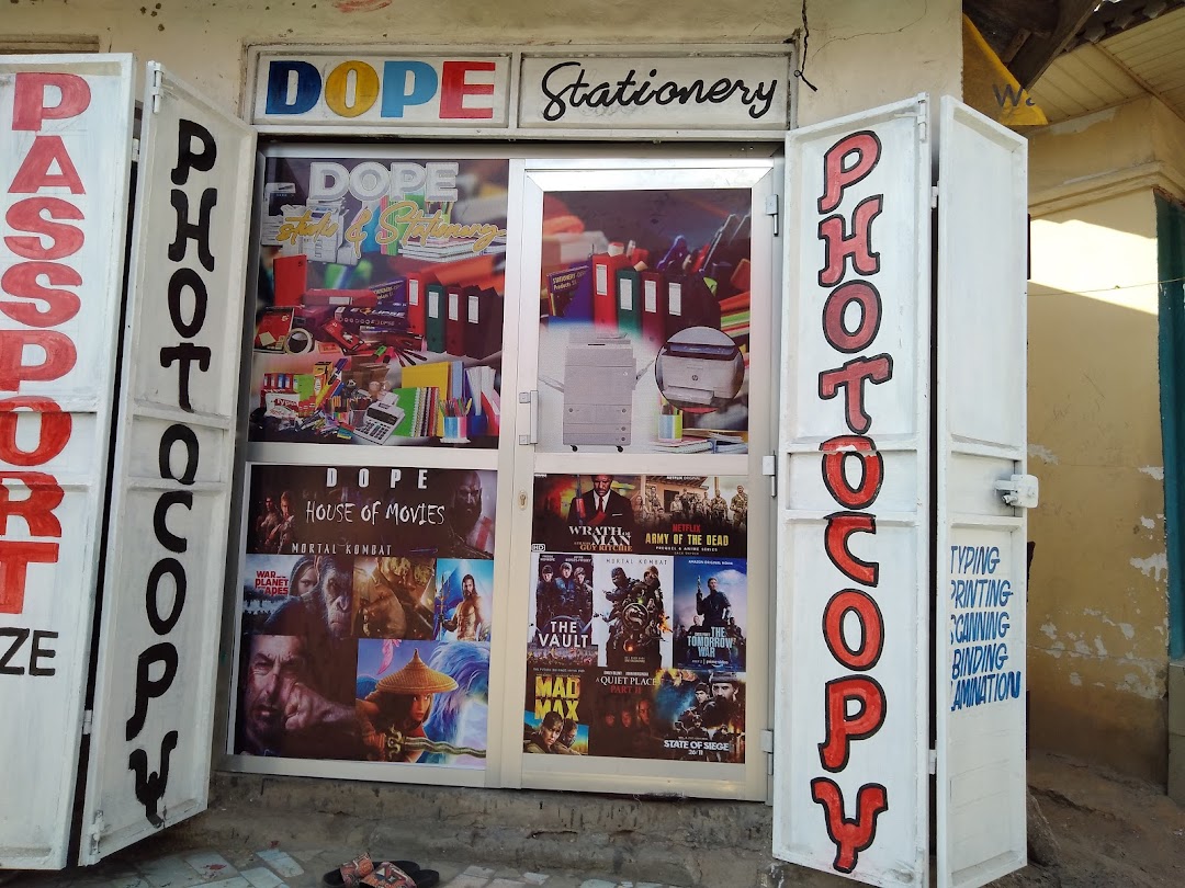 DOPE STATIONERY & INTERNET CAFE