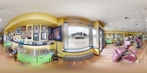 Explore lion tattoo ideas, creative tattoo ideas in Green Bay, available at Old Hallows Tattoo