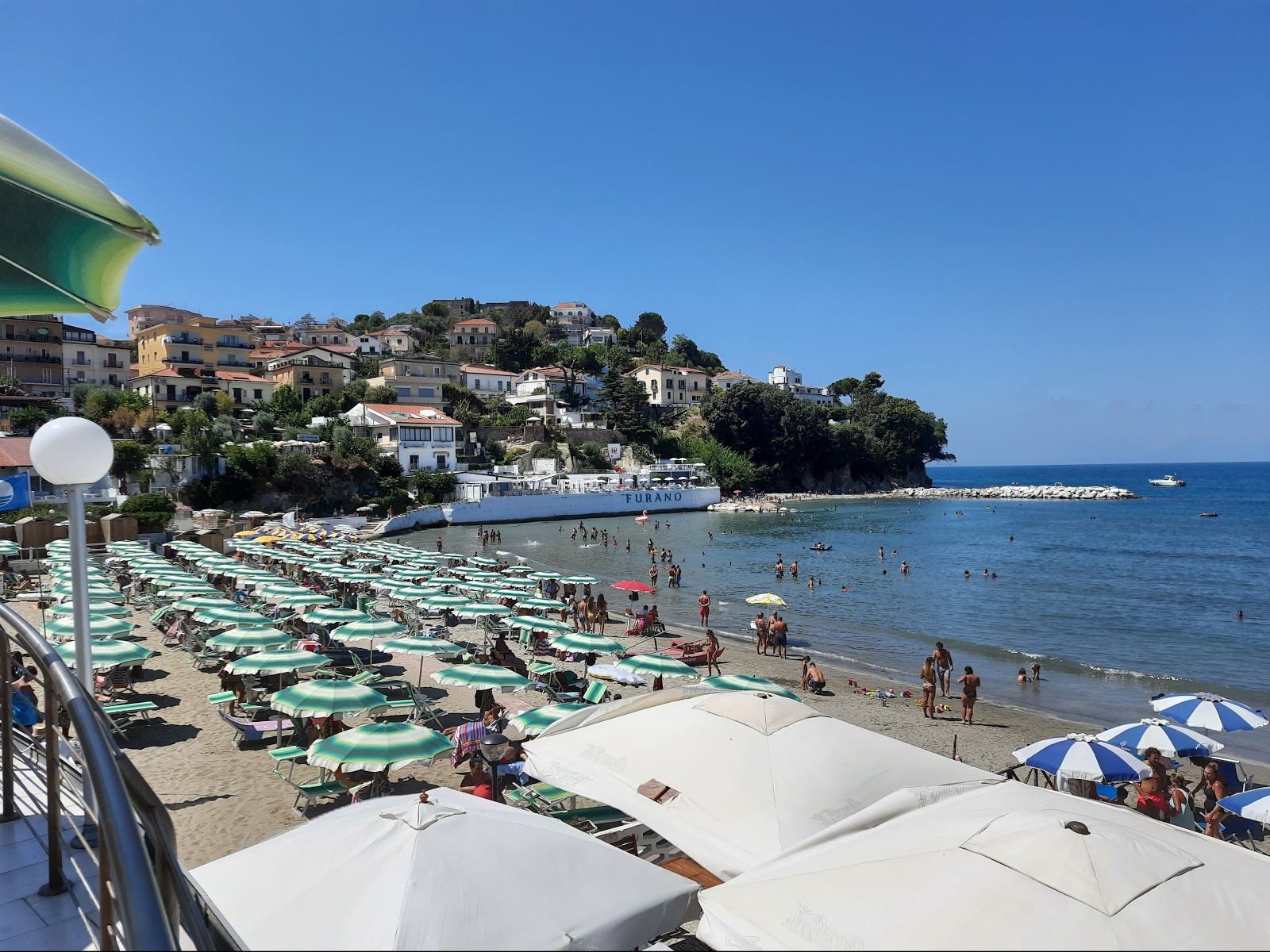 Foto van Palazzo Dogana Beach en de nederzetting