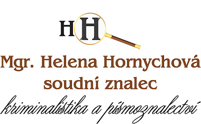 Mgr. Helena Hornychová - soudní znalec z oborů kriminalistika a písmoznalectví