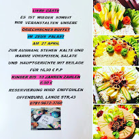 Zeus Palast à Offenburg menu