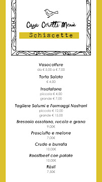 Cafétéria Casa Elide Ceretti à Pallanza - menu / carte