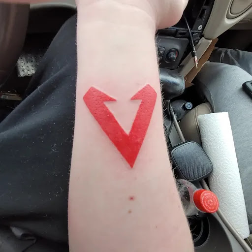 Explore lady justice tattoo ideas, creative tattoo ideas in Stetsonville, available at Solace Ink Company LLC