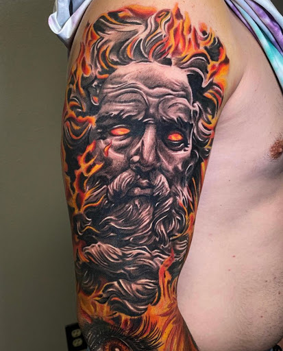Explore big sister little sister tattoo ideas, creative tattoo ideas in Odessa, available at Black Cat Tattoo Company