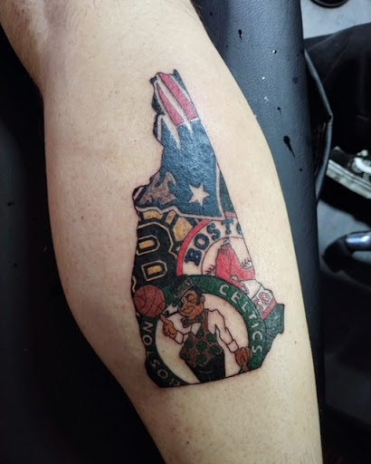 Explore egyptian chest tattoo ideas, creative tattoo ideas in Nashua, available at Mayhem Ink Tattoo