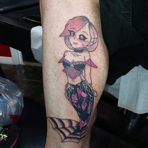 Explore skull cover up tattoo ideas, creative tattoo ideas in Zephyrhills, available at Lions Den Tattoo Company