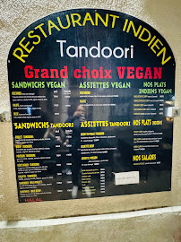 Restaurant indien Tandoori à Montpellier - menu / carte