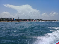 Foto von Playa de Chachalacas und die siedlung